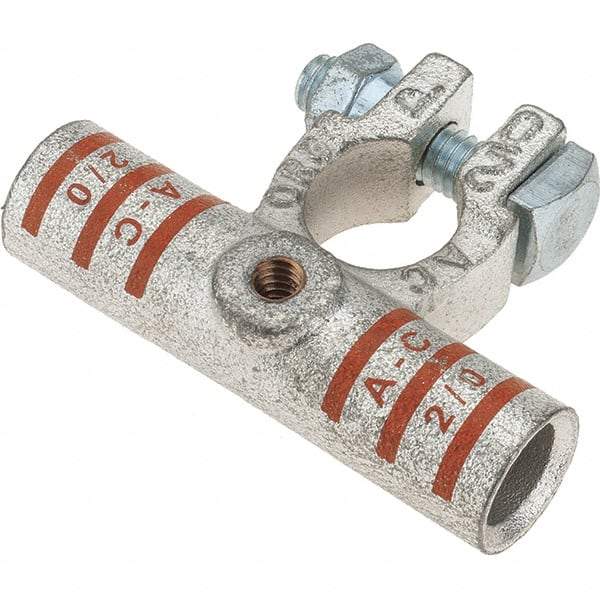 Made in USA - 2/0 AWG, Copper Battery Connector - Orange - Industrial Tool & Supply
