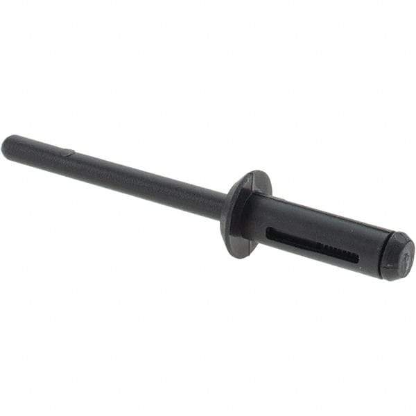 Value Collection - Nylon Multi Grip Blind Rivet - 1/8" to 5/32" Grip, 9mm Head Diam, - Industrial Tool & Supply