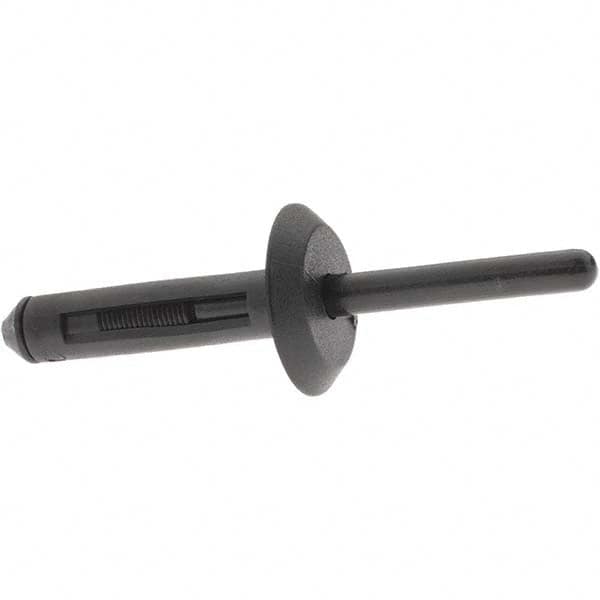 Value Collection - Flat Head, Nylon Multi Grip Blind Rivet - Industrial Tool & Supply