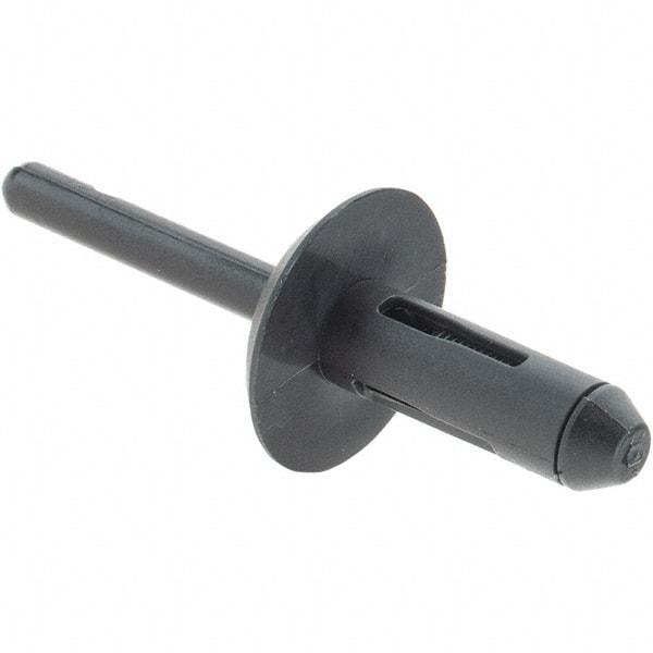 Value Collection - Nylon Multi Grip Blind Rivet - 3/32" to 3/16" Grip, 11/16" Head Diam, 1-7/8" Length Under Head, - Industrial Tool & Supply