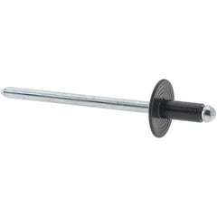 Value Collection - Steel Peel Blind Rivet - Steel Mandrel, 1/8" to 3/16" Grip, - Industrial Tool & Supply