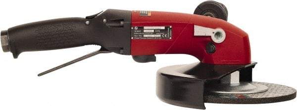 Chicago Pneumatic - 7" Wheel Diam, 8,500 RPM, Pneumatic Angle & Disc Grinder - 5/8-11 Spindle, 77 CFM - Industrial Tool & Supply