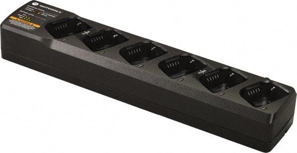 Motorola - Two Way Radio 6-Unit Desktop Charger with Cloning Capability - 6 Radios, Series RM - Industrial Tool & Supply