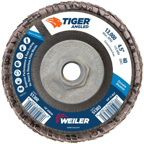 4 1/2 TIGER ANGLED ZIRC - Industrial Tool & Supply