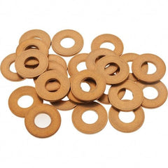 Value Collection - 1/4" Screw, Silicon Bronze Standard Flat Washer - 5/16" ID x 11/16" OD, 1-1/16" Thick - Industrial Tool & Supply