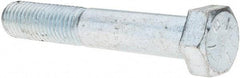 Value Collection - 3/4-10 UNC, 4-1/2" Length Under Head Hex Head Cap Screw - Partially Threaded, Grade 5 Steel, Zinc-Plated Finish, 1-1/8" Hex - Industrial Tool & Supply