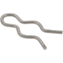 Value Collection - 5/16" Groove, 31/32" Long, Stainless Steel Hair Pin Clip - 0.052" Clip Diam, 3/8" Shaft Diam, Grade 302 & 18-8 - Industrial Tool & Supply