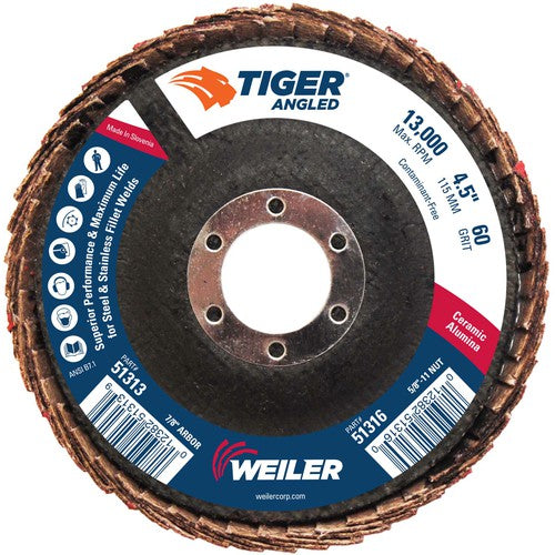 4 1/2 TIGER ANGLED CERAM - Industrial Tool & Supply