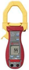 Amprobe - ACDC-100 TRMS, CAT III, Digital Average Responding Clamp Meter with 1.9685" Clamp On Jaws - 600 VAC/VDC, 800 AC Amps, 1000 DC Amps, Measures Voltage, Capacitance, Current, Resistance - Industrial Tool & Supply