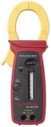 Amprobe - RS-1007 PRO, CAT IV, Analog Average Responding Clamp Meter with 1.8504" Clamp On Jaws - 600 VAC, 1000 AC Amps, Measures Voltage, Continuity, Current, Resistance - Industrial Tool & Supply