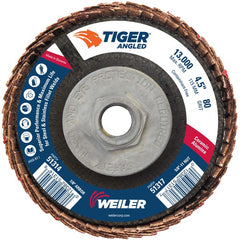 4-1/2 × 5/8-11 80G TIPER FLAP DISC - Industrial Tool & Supply