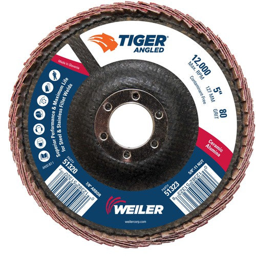 5 TIGER ANGLED CERAMIC - Industrial Tool & Supply