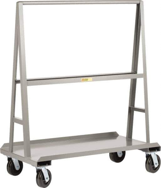 Little Giant - 2,000 Lb Capacity Steel Panel Truck - Steel Deck, 60" OAW, 0" Platform Length, Phenolic Casters - Industrial Tool & Supply