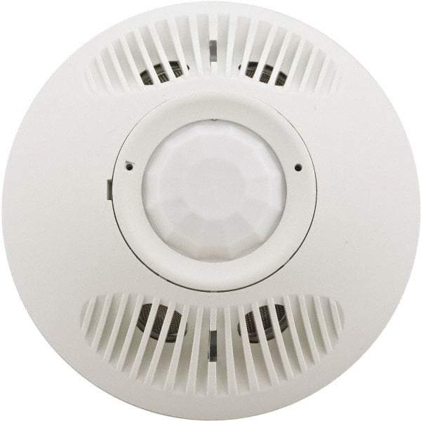 Hubbell Wiring Device-Kellems - 24 VAC/VDC, Indoor Ceiling Mount Infrared and Ultrasonic Sensor - 1-1/2 Inch High - Industrial Tool & Supply