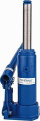 Value Collection - 2 Ton Capacity Side Pump Bottle Jack - 7-1/8" to 13-3/4" High, 4-5/8" Piston Stroke, 2" Screw Length, 1/2" Screw Diam, 0.86" Plunger Diam, 3-3/4" Long x 3-5/8" Wide Base - Industrial Tool & Supply