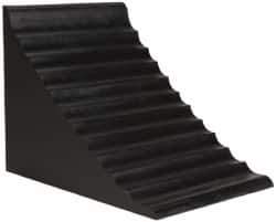 Value Collection - 7" Wide x 8" High x 10" Deep, Rubber Wheel Chock - Type E - Industrial Tool & Supply