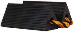 Value Collection - 10" Wide x 4-1/2" High x 5" Deep, Rubber Wheel Chock - Type E - Industrial Tool & Supply