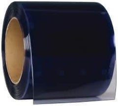 Value Collection - Clear Smooth Standard Dock Curtain Strips - 8" Wide x 7' Long x 0.08" Thick, PVC - Industrial Tool & Supply
