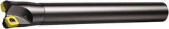 Sandvik Coromant - 32mm Cut Diam, 8mm Max Depth of Cut, 25mm Shank Diam, 210mm OAL, Indexable Chamfer & Angle End Mill - Multiple Insert Styles, Cylindrical Shank, 10° Lead Angle, Through Coolant - Industrial Tool & Supply
