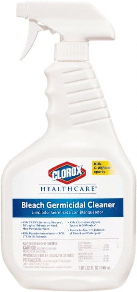 Clorox Healthcare - Case of (6) 32-oz Bottles Bleach - Industrial Tool & Supply