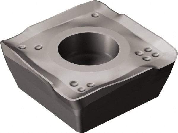 Sandvik Coromant - 490R140420 MM Grade 1040 Carbide Milling Insert - TiAlN2 Finish, 4mm Thick, 14mm Inscribed Circle, 2mm Corner Radius - Industrial Tool & Supply