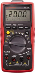 Amprobe - 4210340, CAT IV, CAT III, 1,000 VAC/VDC, Digital True RMS Auto Ranging Manual Ranging Multimeter - 60 mOhm, Measures Voltage, Capacitance, Current, Frequency, Resistance, Temperature - Industrial Tool & Supply