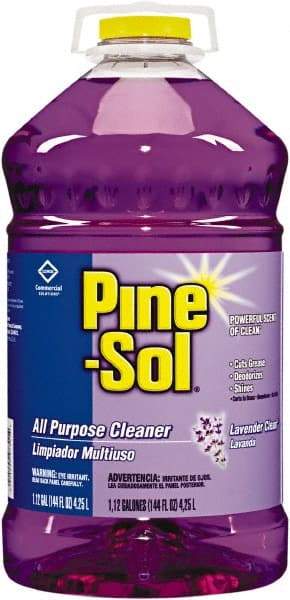 Pine-Sol - 144 oz Bottle All-Purpose Cleaner - Liquid, Lavender - Industrial Tool & Supply