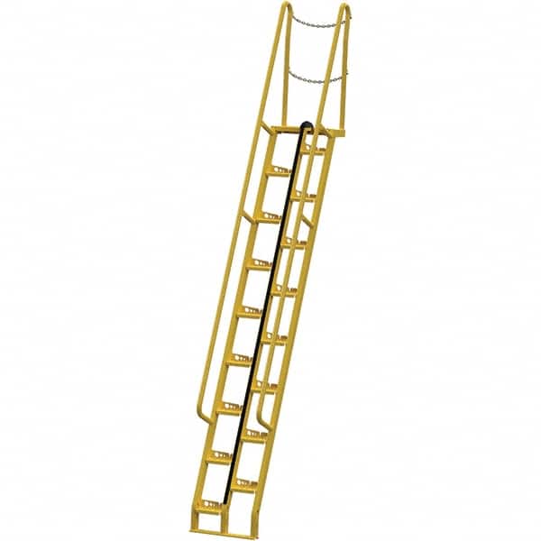 Vestil - Rolling & Wall Mounted Ladders & Platforms Type: Alternating Tread Stair Style: Tread Stair - Industrial Tool & Supply