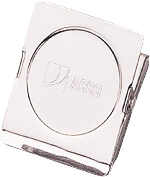 ACCO - 1" Wide Binder Clip - Chrome - Industrial Tool & Supply