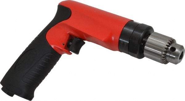 Sioux Tools - 1/4" Keyed Chuck - Pistol Grip Handle, 6,000 RPM, 14.16 LPS, 30 CFM, 1 hp - Industrial Tool & Supply