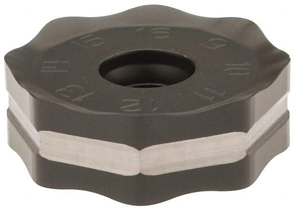 Seco - ONMU090520 M12 Grade MP2500 Carbide Milling Insert - TiCN/Al2O3 Finish, 0.228" Thick, 0.866" Inscribed Circle - Industrial Tool & Supply