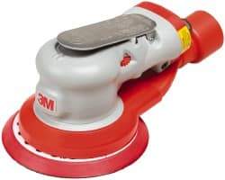 3M - 12,000 OPM, 17 CFM Air Consumption, 90 psi Air Pressure, Palm Air Orbital Sander - Round Pad, - Industrial Tool & Supply