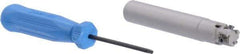 Iscar - 1/2" Cut Diam, 0.197" Max Depth of Cut, 1/2" Shank Diam, 3-1/4" OAL, Indexable Square Shoulder End Mill - Cylindrical Shank, 90° Lead Angle, Through Coolant, Series SumoMill - Industrial Tool & Supply