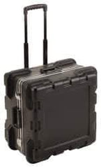 SKB Corporation - 12-1/8" Wide x 7-3/4" High, Handle Case - Black, Polypropylene - Industrial Tool & Supply
