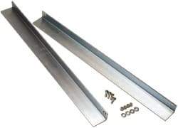 SKB Corporation - Tool Box Steel Rack Accessories - 2" Wide x 1-1/4" Deep x 28.44" High, Black, For 28" Shock Racks - Industrial Tool & Supply