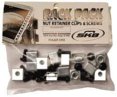 SKB Corporation - Tool Box Steel Rack Accessories - Black, For Rack Mount Hardware - Industrial Tool & Supply