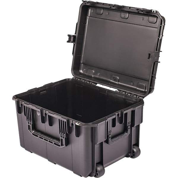 SKB Corporation - 19-1/2" Wide x 15-5/8" High, Clamshell Hard Case - Black, Polystyrene - Industrial Tool & Supply