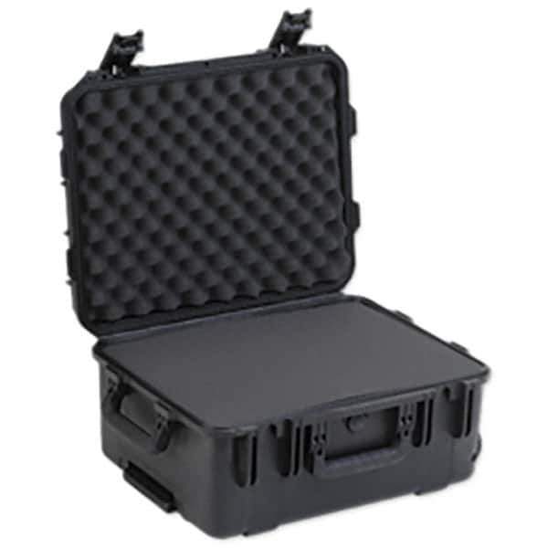 SKB Corporation - 16-3/4" Wide x 9-53/64" High, Clamshell Hard Case - Black, Polystyrene - Industrial Tool & Supply
