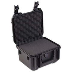 SKB Corporation - 9-1/2" Wide x 6-1/8" High, Clamshell Hard Case - Black, Polystyrene - Industrial Tool & Supply