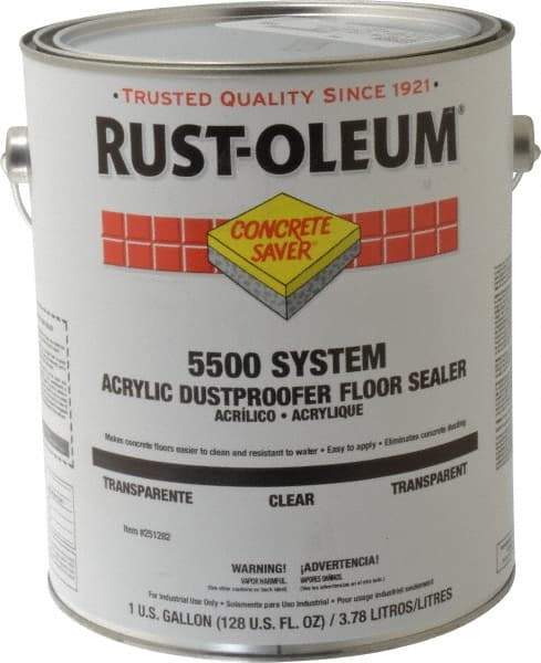 Rust-Oleum - 1 Gal Can Semi Gloss Clear Sealer - <100 g/L VOC Content - Industrial Tool & Supply