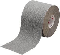 3M - Gray Solid Color Anti-Slip Vinyl Tape - 6" Wide x 60' Long - Industrial Tool & Supply