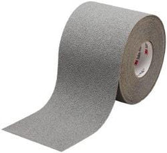 3M - Gray Solid Color Anti-Slip Vinyl Tape - 6" Wide x 60' Long - Industrial Tool & Supply