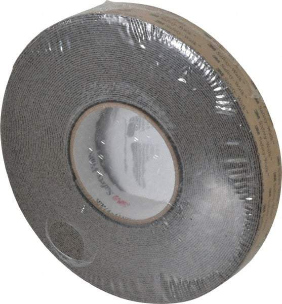 3M - Gray Solid Color Anti-Slip Vinyl Tape - 1" Wide x 60' Long - Industrial Tool & Supply