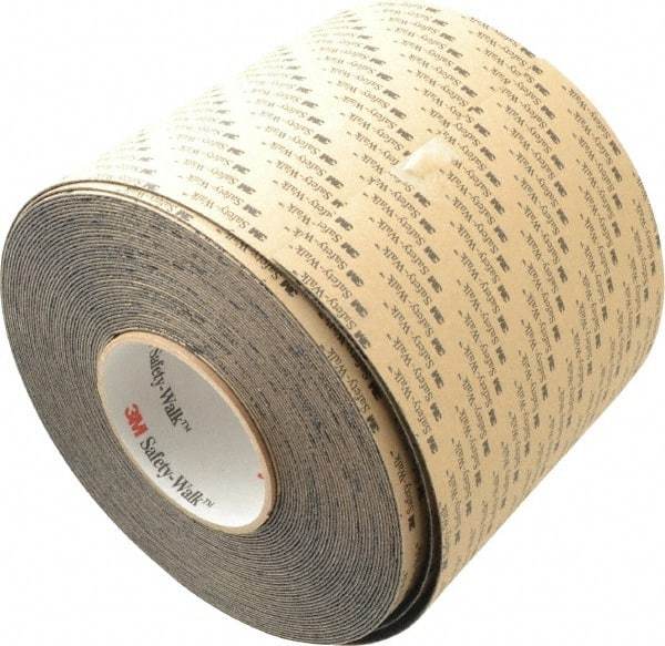 3M - Black Solid Color Anti-Slip Vinyl Tape - 6" Wide x 60' Long - Industrial Tool & Supply