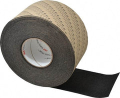 3M - Black Solid Color Anti-Slip Vinyl Tape - 4" Wide x 60' Long - Industrial Tool & Supply