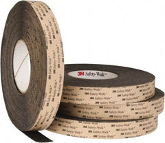 3M - Black Solid Color Anti-Slip Vinyl Tape - 1" Wide x 60' Long - Industrial Tool & Supply
