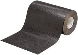 3M - Black Solid Color Anti-Slip Vinyl Tape - 18" Wide x 60' Long - Industrial Tool & Supply