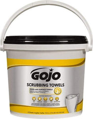 GOJO - Pre-Moistened Hand Cleaning Wipes - Canister, 12-1/4" x 10-1/2" Sheet Size, Red - Industrial Tool & Supply