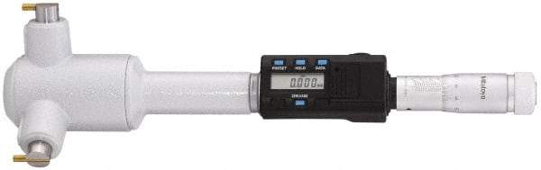 Mitutoyo - 2-1/2" to 3", IP65, TiN Finish, Electronic Inside Micrometer - 0.00005" Resolution, 0.00015" Accuracy - Industrial Tool & Supply