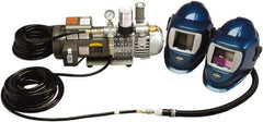 Allegro - Size Universal, Adjustable Quick Release Suspension SAR System - Welding Helmet Headgear, Flip-Up Welding Lens over Face Shield, Auto Darkening Filter, Use for Welding - Industrial Tool & Supply